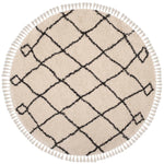 Safavieh Moroccan Fringe Shag 241 Rug, MFG241 - Cream / Charcoal