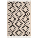 Safavieh Moroccan Fringe Shag 247 Rug, MFG247 - Cream / Charcoal