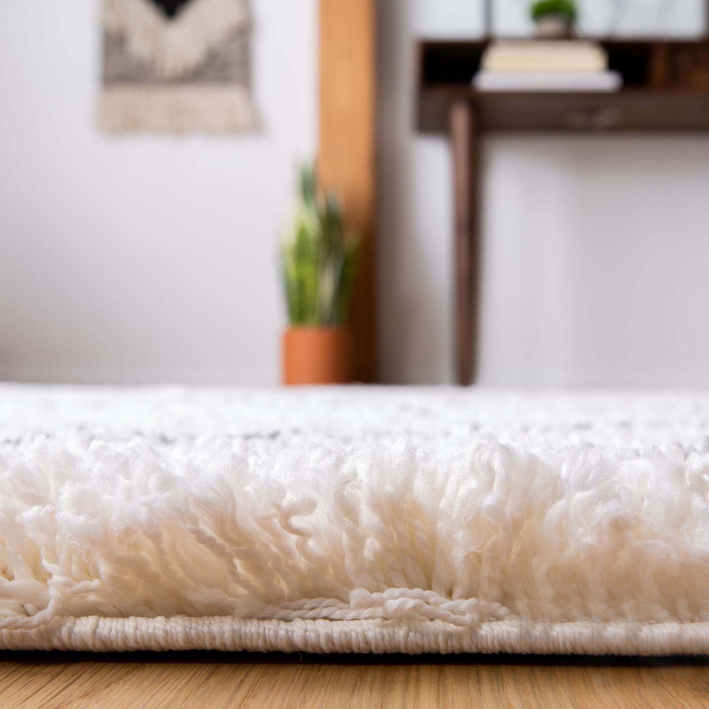 Safavieh Moroccan Fringe Shag 316 Rug, MFG316 - Ivory / Grey