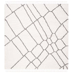 Safavieh Moroccan Fringe Shag 316 Rug, MFG316 - Ivory / Grey