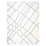Safavieh Moroccan Fringe Shag 316 Rug, MFG316 - Ivory / Grey