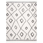 Safavieh Moroccan Fringe Shag 333 Rug, MFG333 - Ivory / Grey