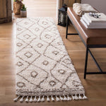 Safavieh Moroccan Fringe Shag 333 Rug, MFG333 - Ivory / Beige