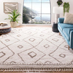Safavieh Moroccan Fringe Shag 333 Rug, MFG333 - Ivory / Beige