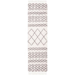 Safavieh Moroccan Fringe Shag 343 Rug, MFG343 - Ivory / Grey