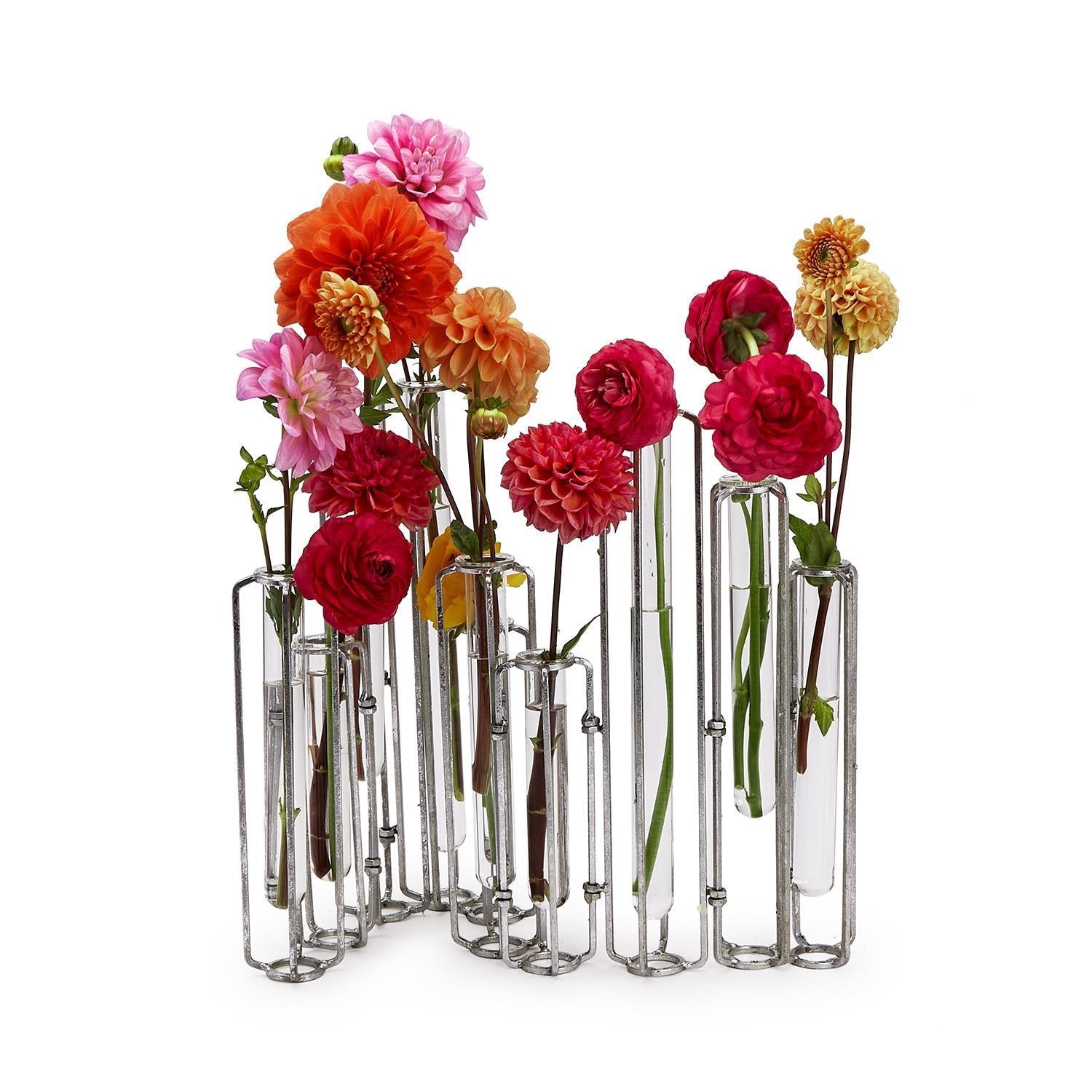 Lavoisier Set of 10 Hinged Flower Vases