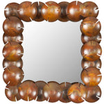 Safavieh Round Cup Mirror , MIR3005 - Burnt Copper W/clear P/coat