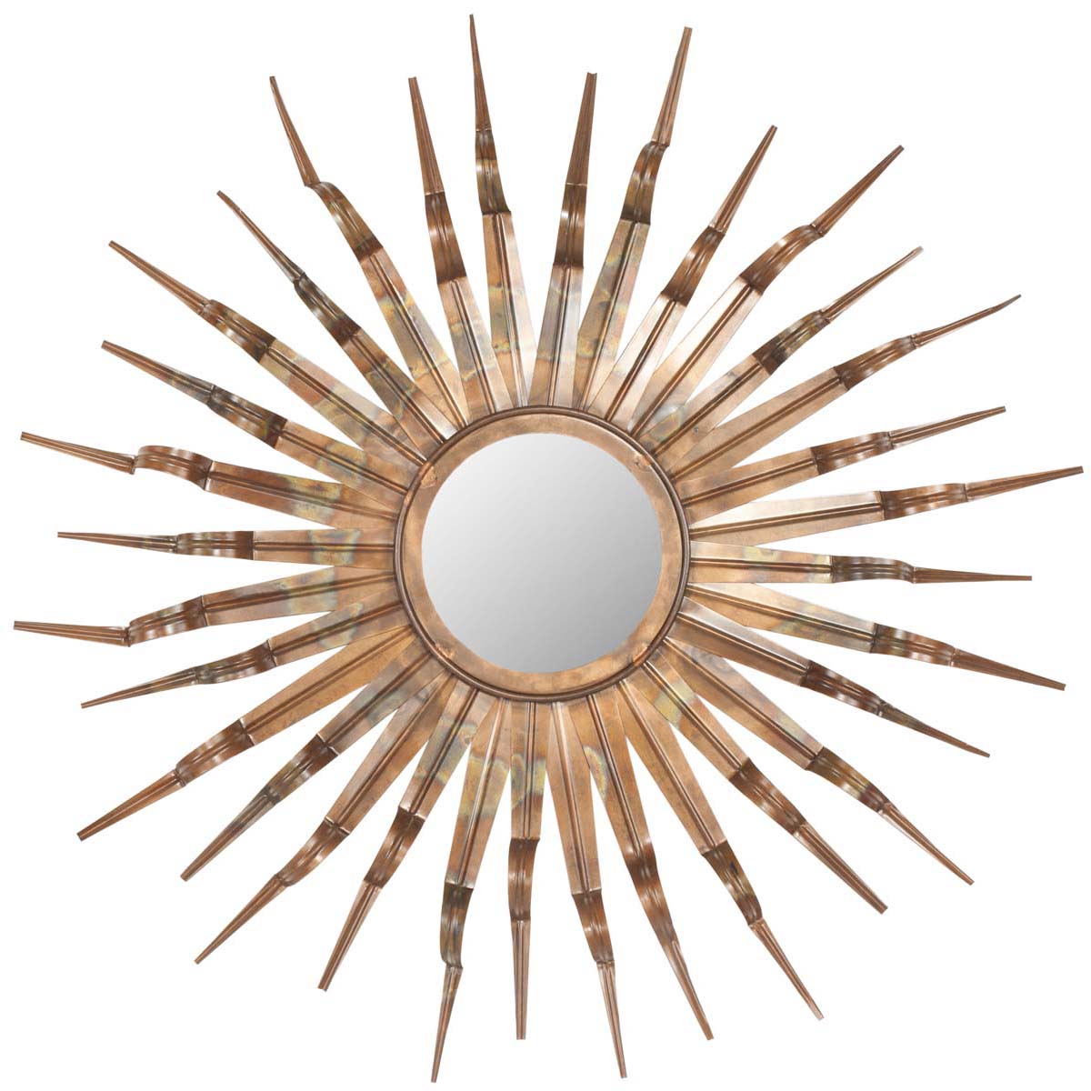 Safavieh Sun Mirror, MIR3006 - Burnt Copper