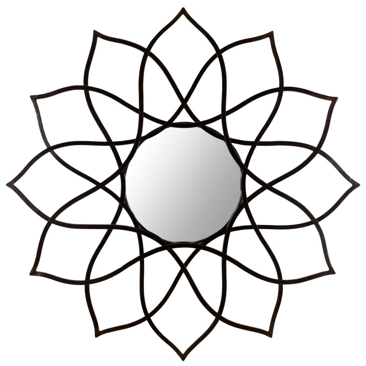 Safavieh Flower Power Mirror, MIR4010 - Coffee Bronze