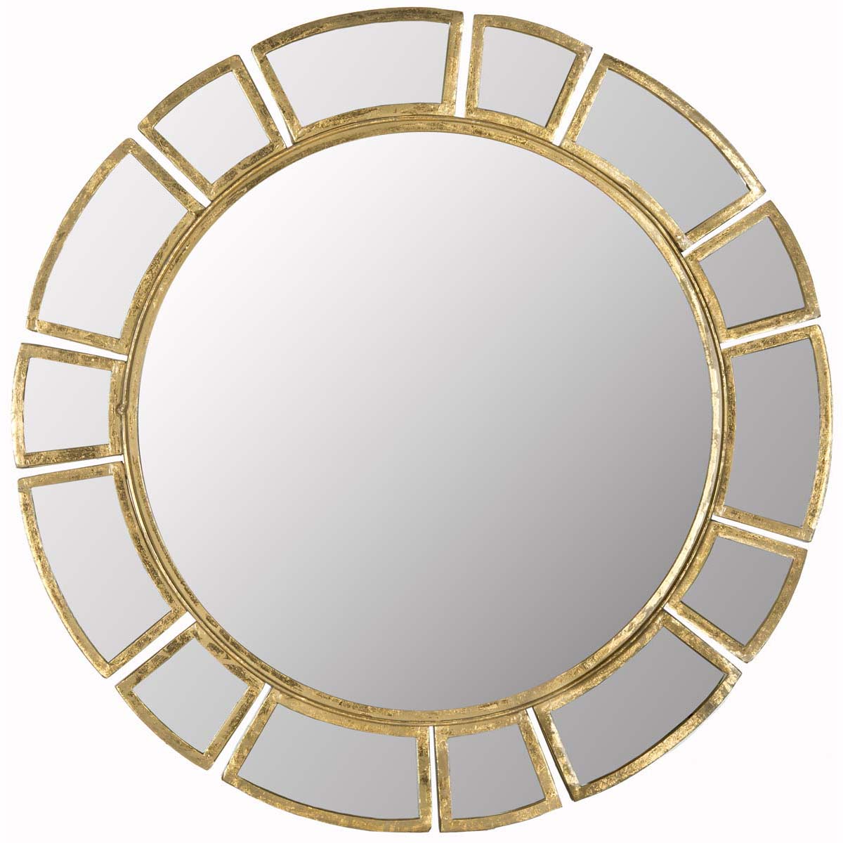 Safavieh Deco Sunburst Mirror, MIR4026 - Antique Gold