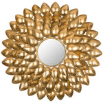 Safavieh Woodland Sunburst Mirror, MIR4029 - Antique Gold