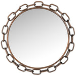 Safavieh Atlantis Chain Link Mirror, MIR4042 - Antique Copper