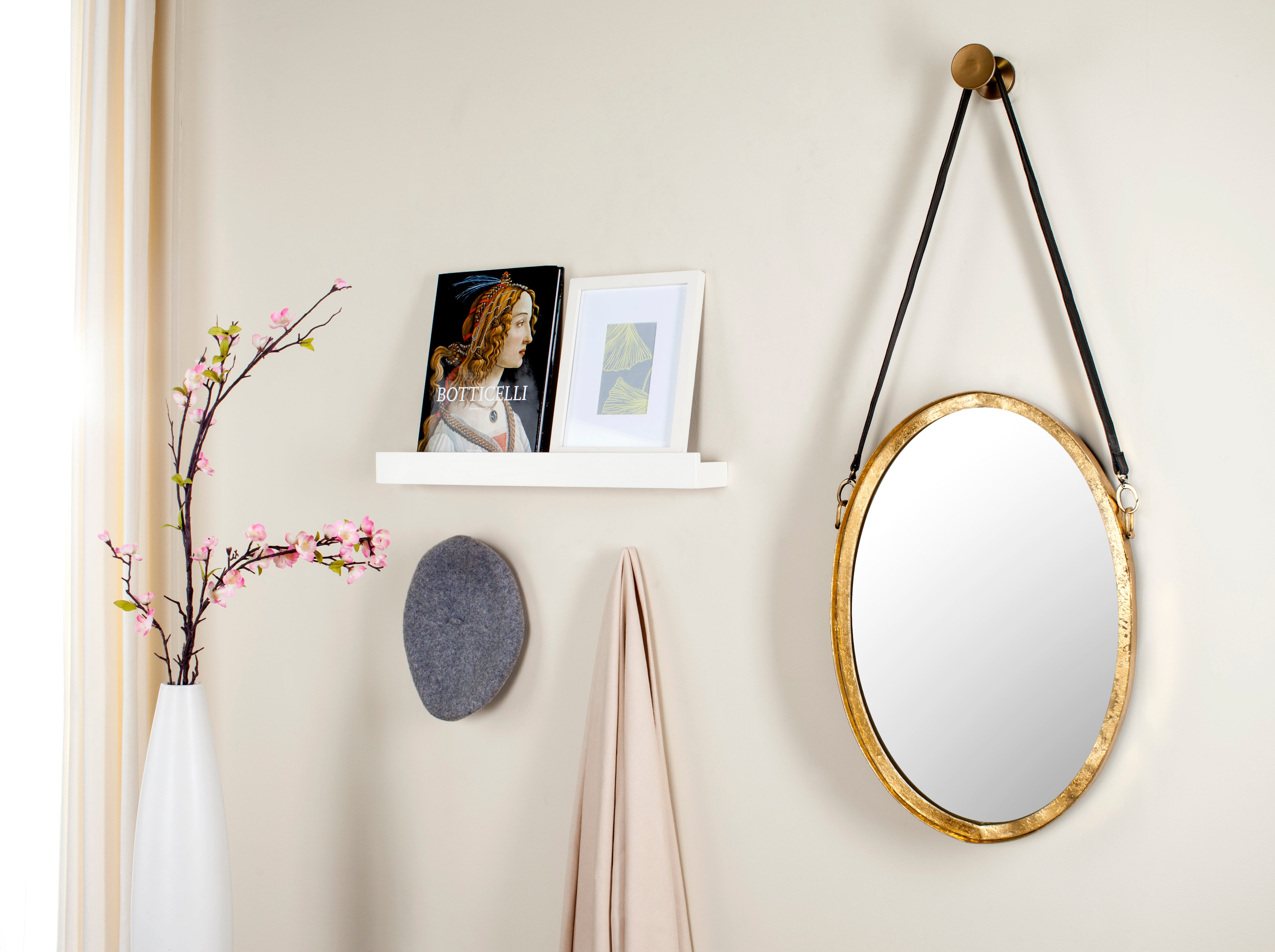 Safavieh Pembroke Strap Mirror, MIR4066 - Antique Gold