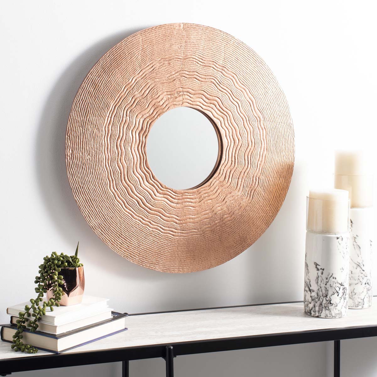 Safavieh Dover Mirror , MIR4091 - Brushed Copper