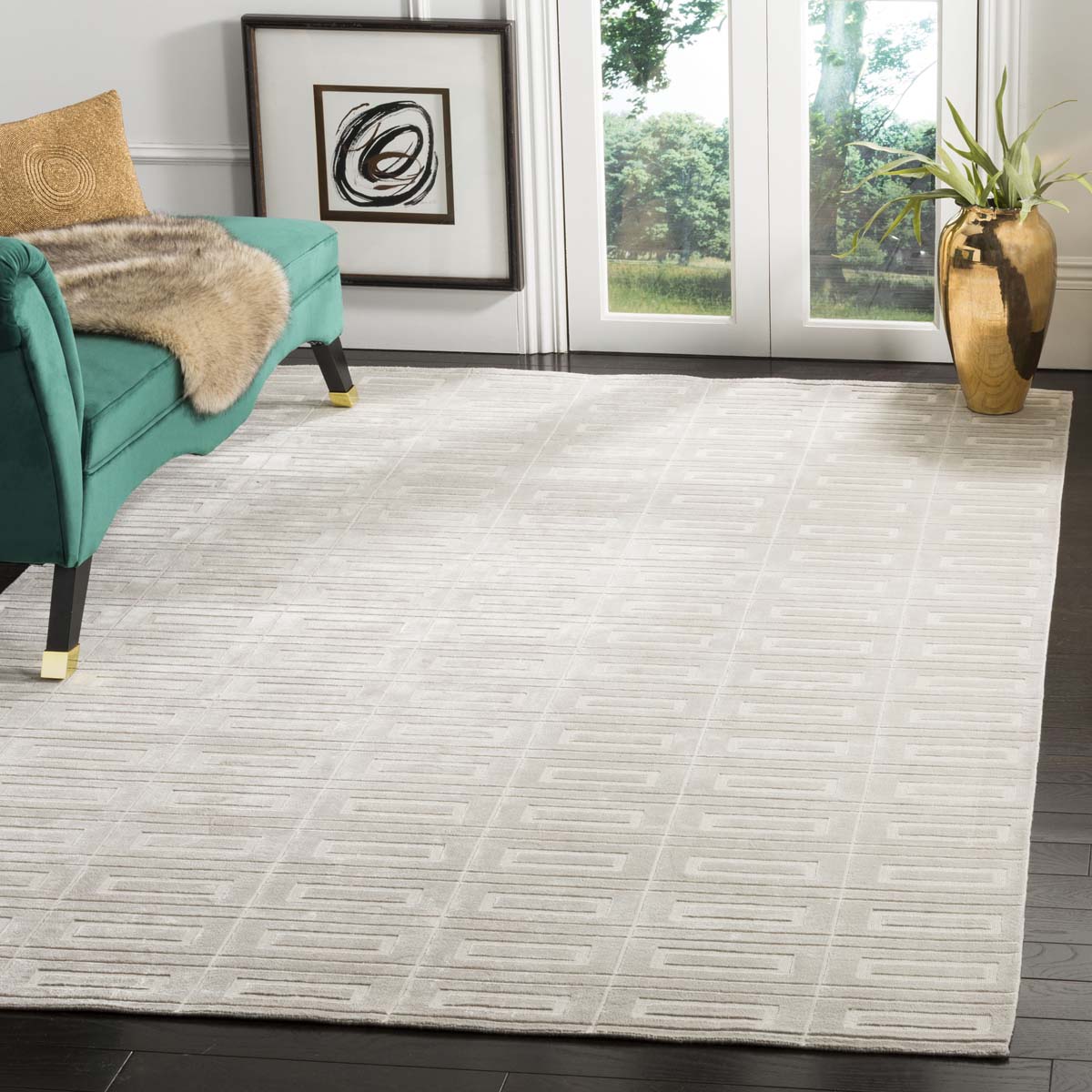 Safavieh Mirage 523 Rug, MIR523 - Silver
