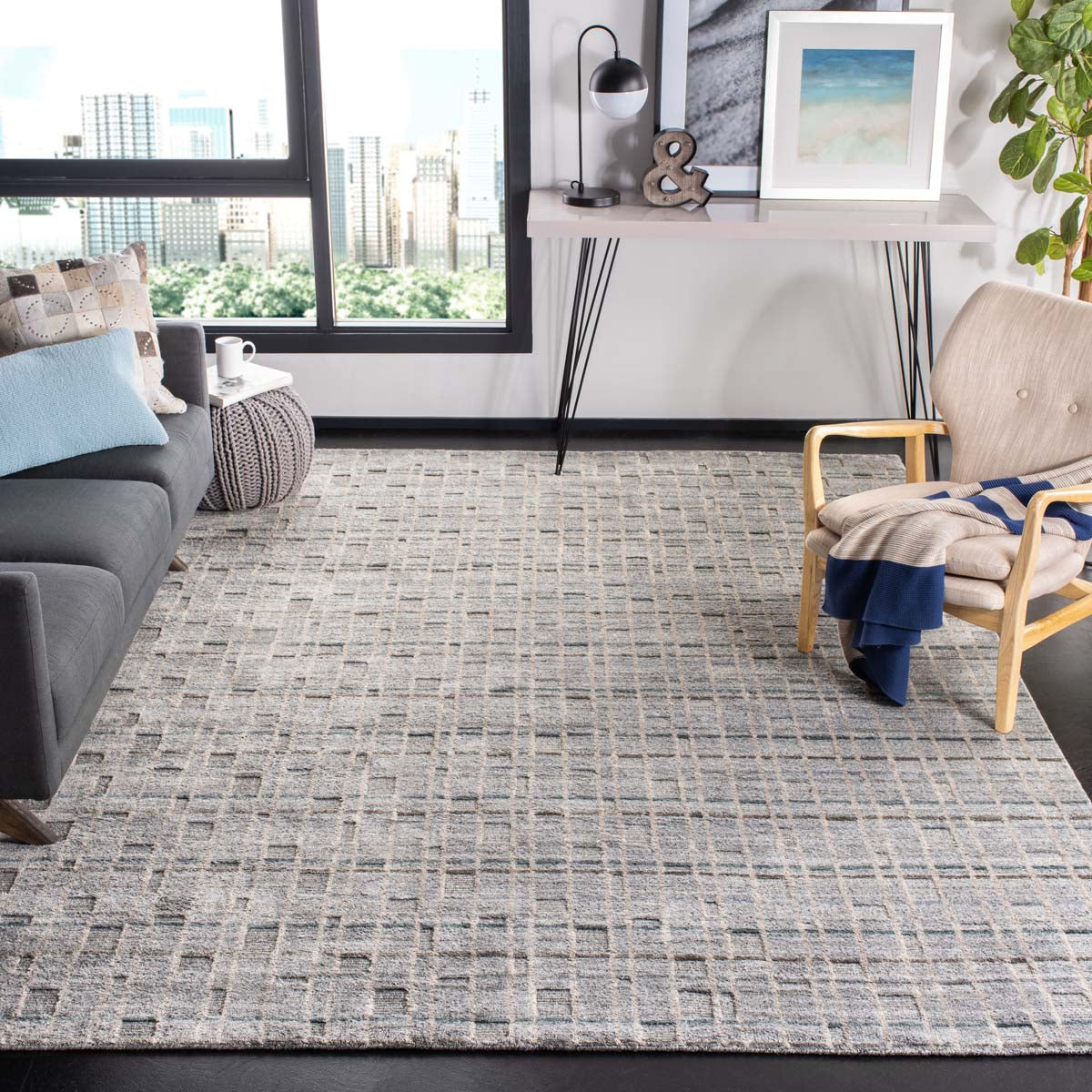 Safavieh Mirage 537 Rug, MIR537 - Grey / Blue