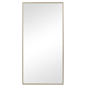 Decor Market Contemporary Thin Frame Mirror - Gold