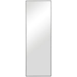 Decor Market Contemporary Thin Frame Mirror - Black