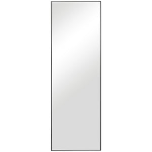 Decor Market Contemporary Thin Frame Mirror - Black