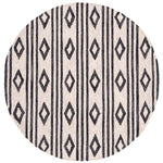 Safavieh Micro-Loop 153 Rug, MLP153 - Ivory / Charcoal