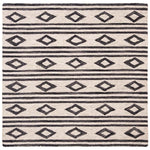Safavieh Micro-Loop 153 Rug, MLP153 - Ivory / Charcoal
