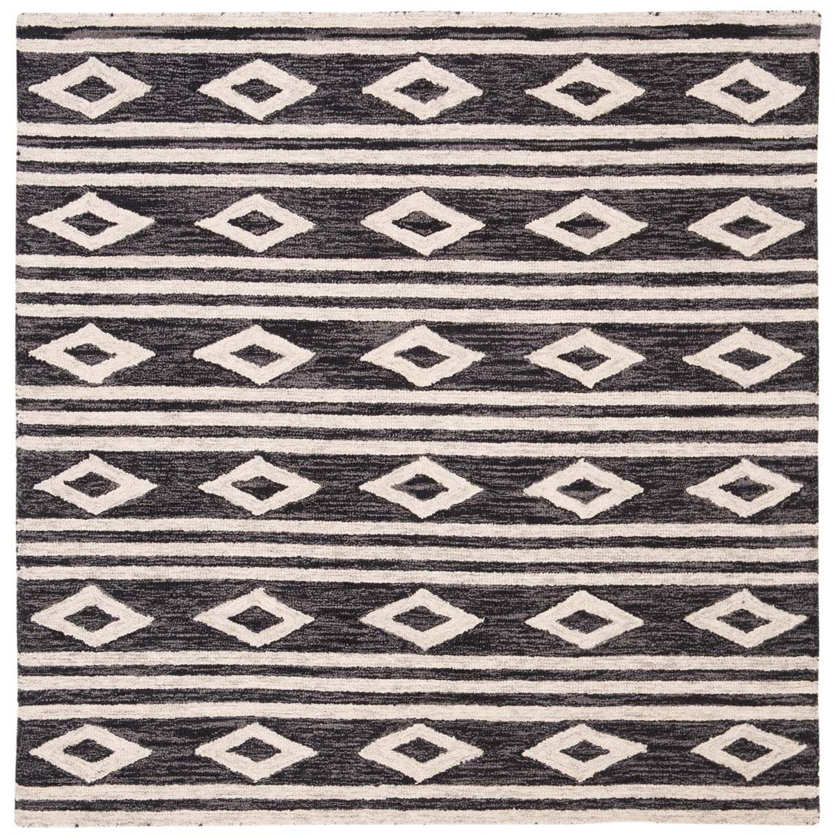 Safavieh Micro-Loop 153 Rug, MLP153 - Charcoal / Ivory