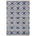 Safavieh Micro-Loop 153 Rug, MLP153 - Navy / Ivory