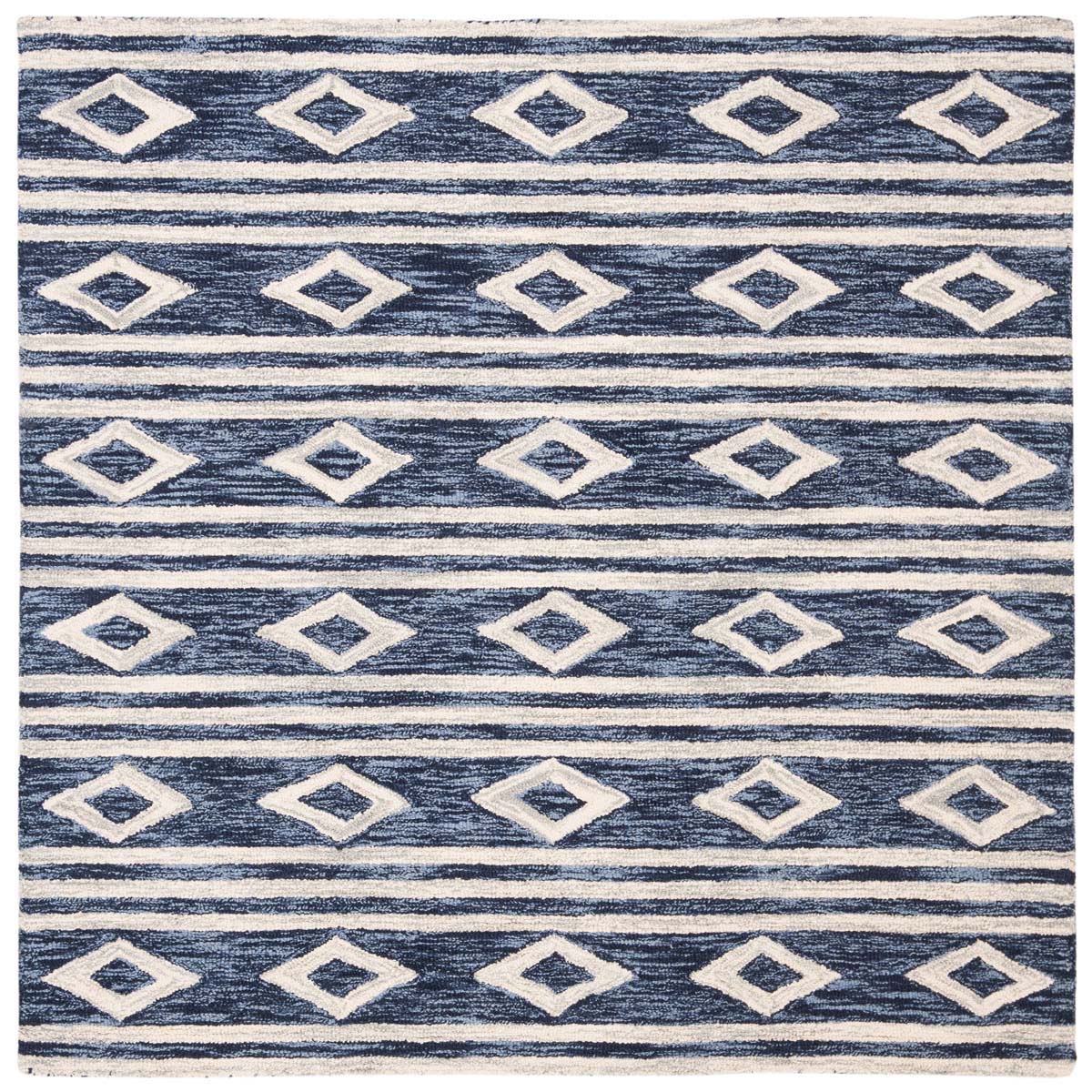 Safavieh Micro-Loop 153 Rug, MLP153 - Navy / Ivory