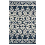 Safavieh Micro-Loop 155 Rug, MLP155 - Navy / Ivory