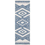 Safavieh Micro-Loop 156 Rug, MLP156 - Ivory / Navy