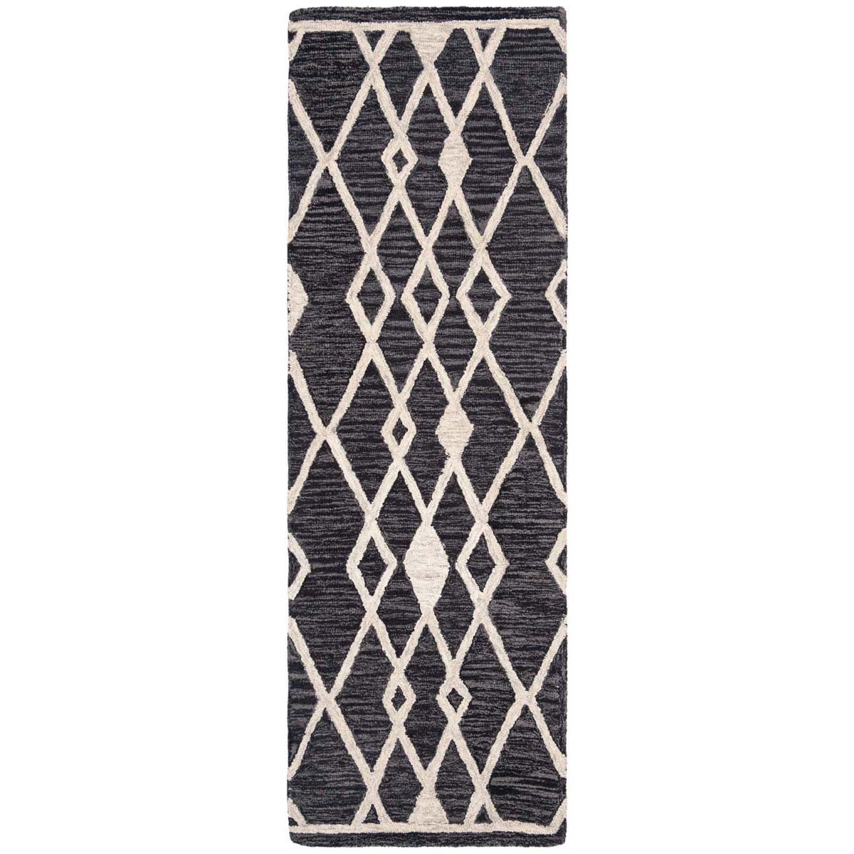 Safavieh Micro-Loop 157 Rug, MLP157 - Charcoal / Ivory