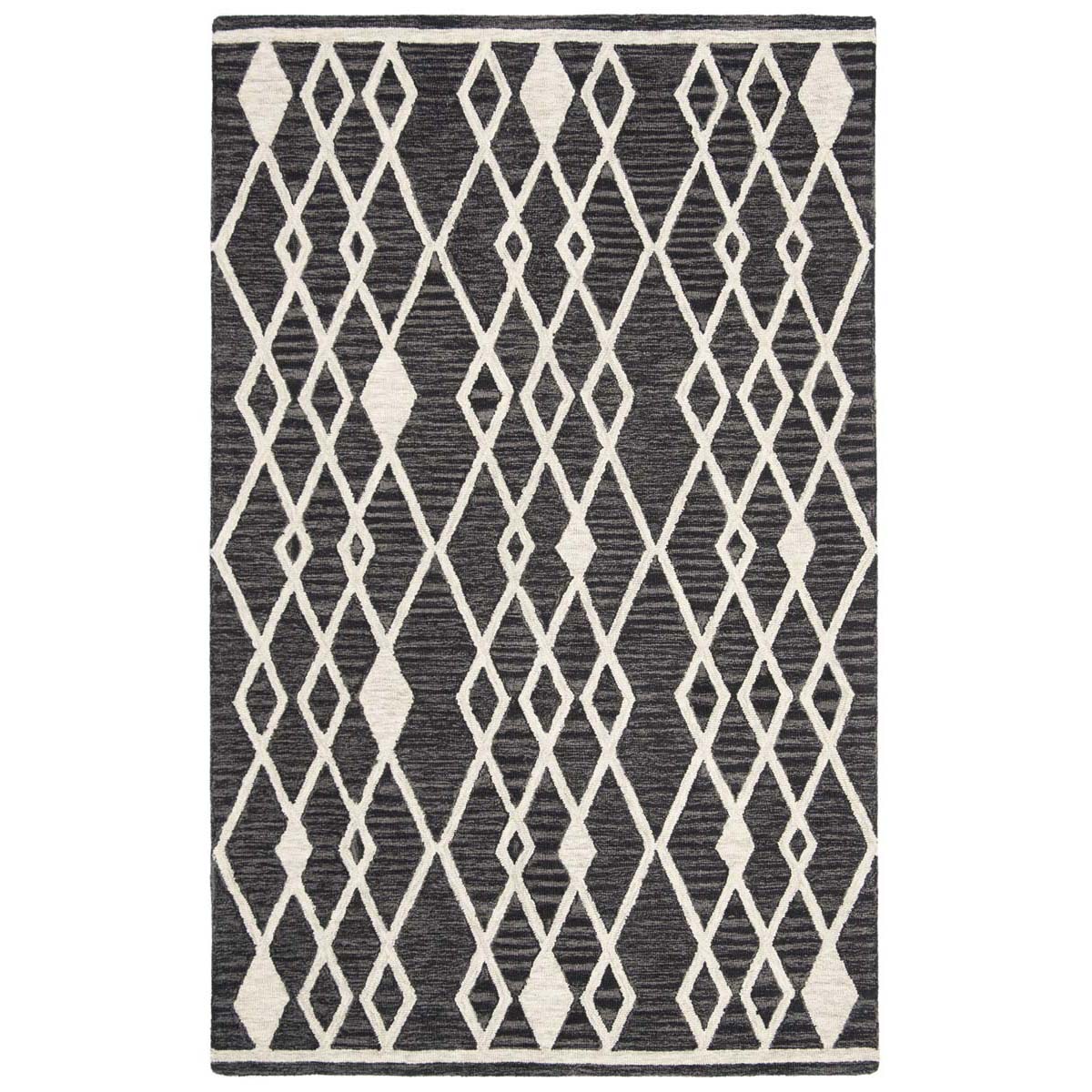 Safavieh Micro-Loop 157 Rug, MLP157 - Charcoal / Ivory