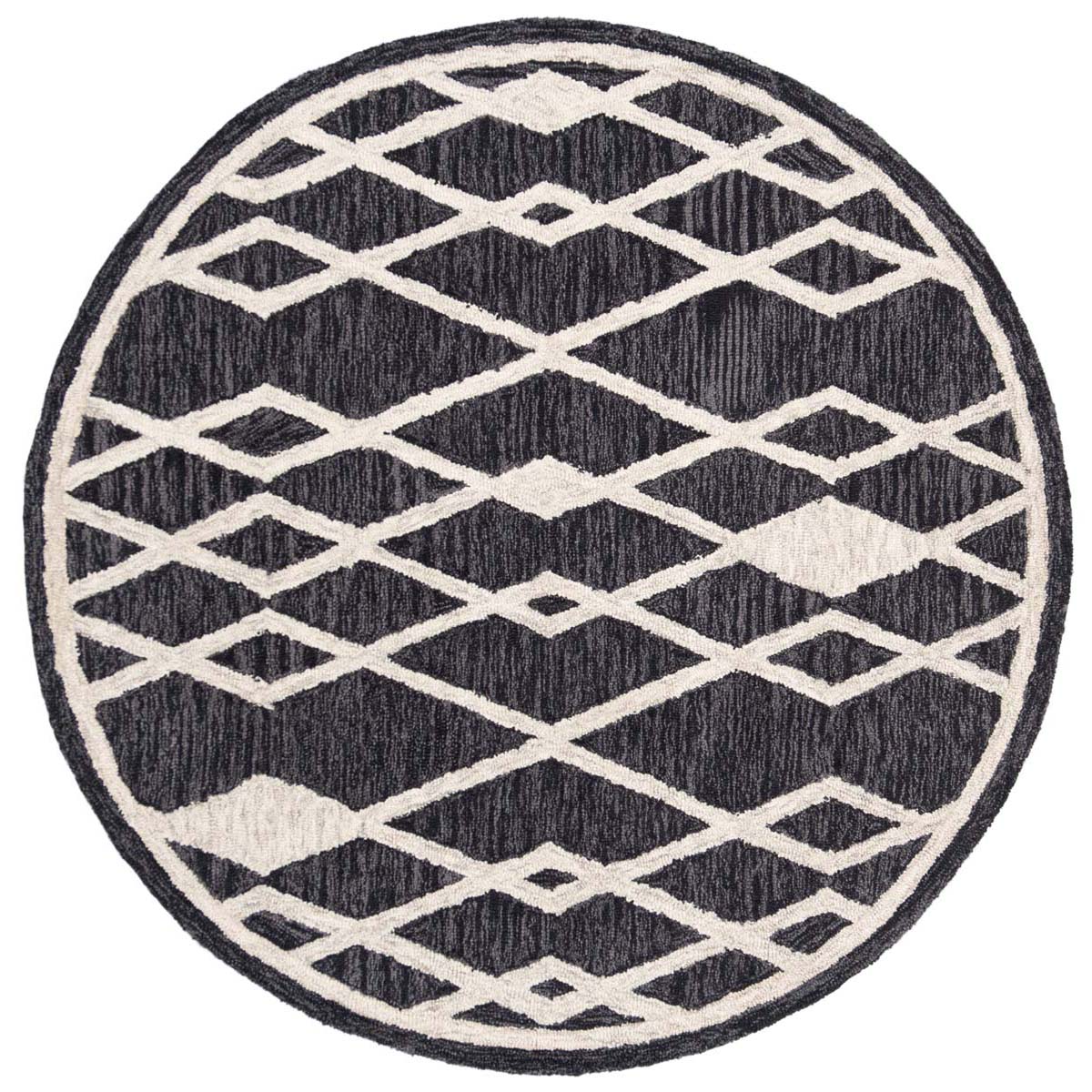 Safavieh Micro-Loop 157 Rug, MLP157 - Charcoal / Ivory