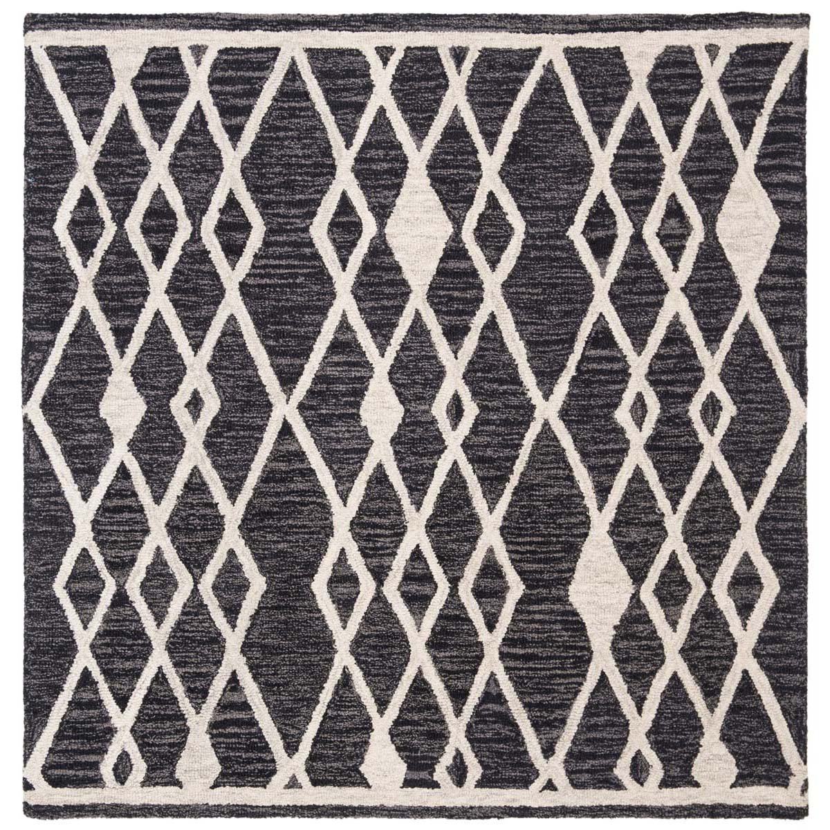 Safavieh Micro-Loop 157 Rug, MLP157 - Charcoal / Ivory