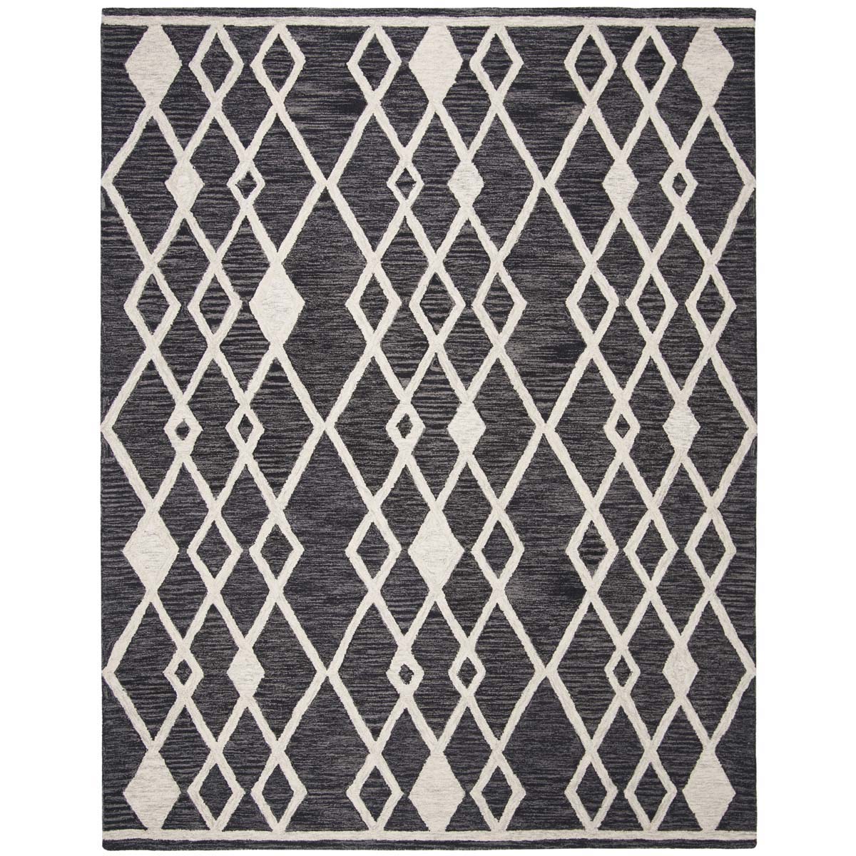 Safavieh Micro-Loop 157 Rug, MLP157 - Charcoal / Ivory
