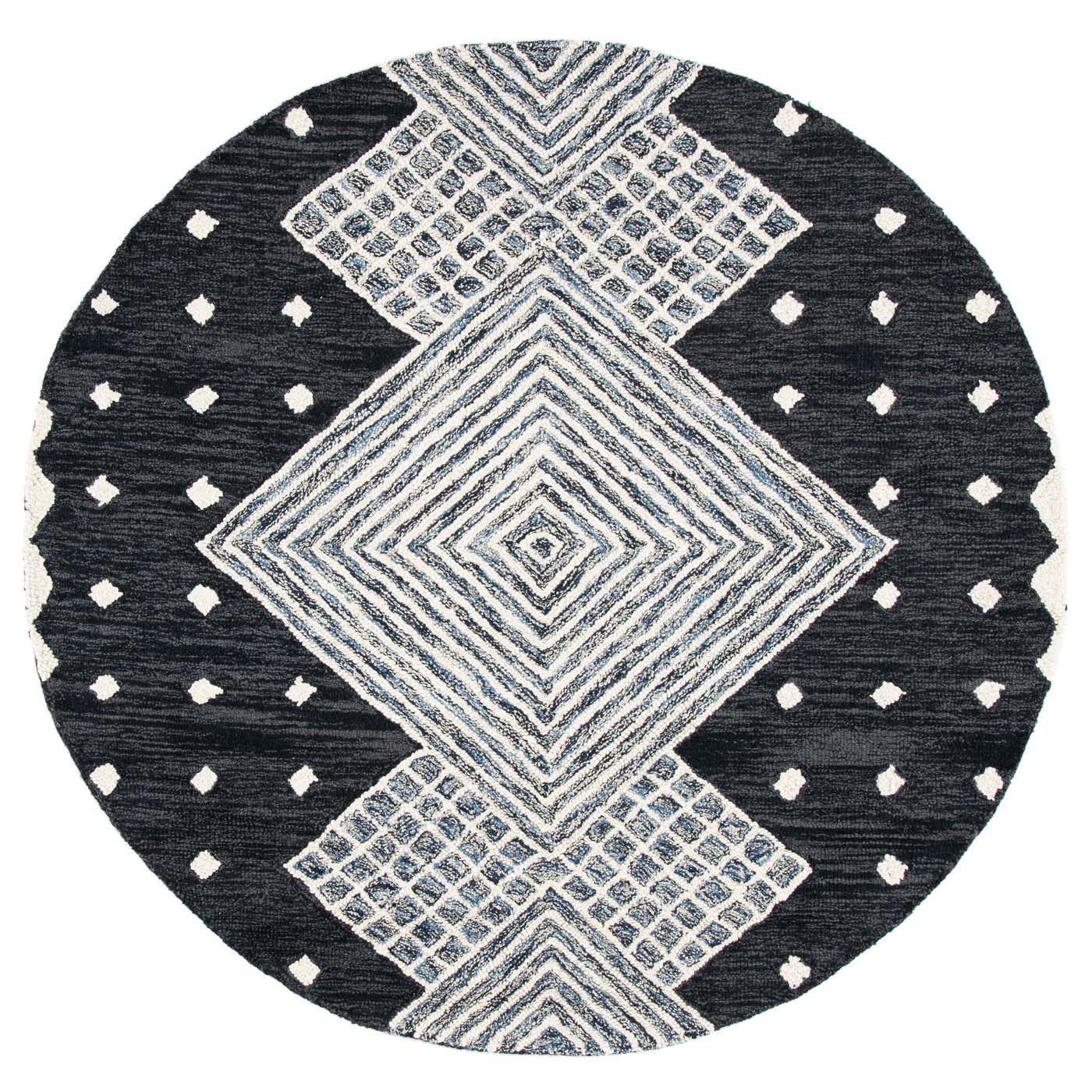 Safavieh Micro-Loop 171 Rug, MLP171 - Charcoal / Ivory