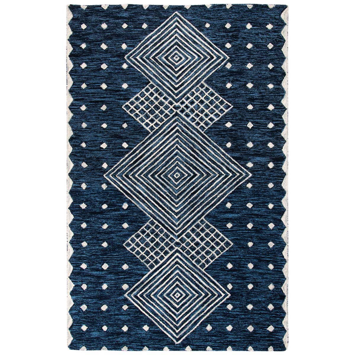 Safavieh Micro-Loop 171 Rug, MLP171 - Blue / Ivory