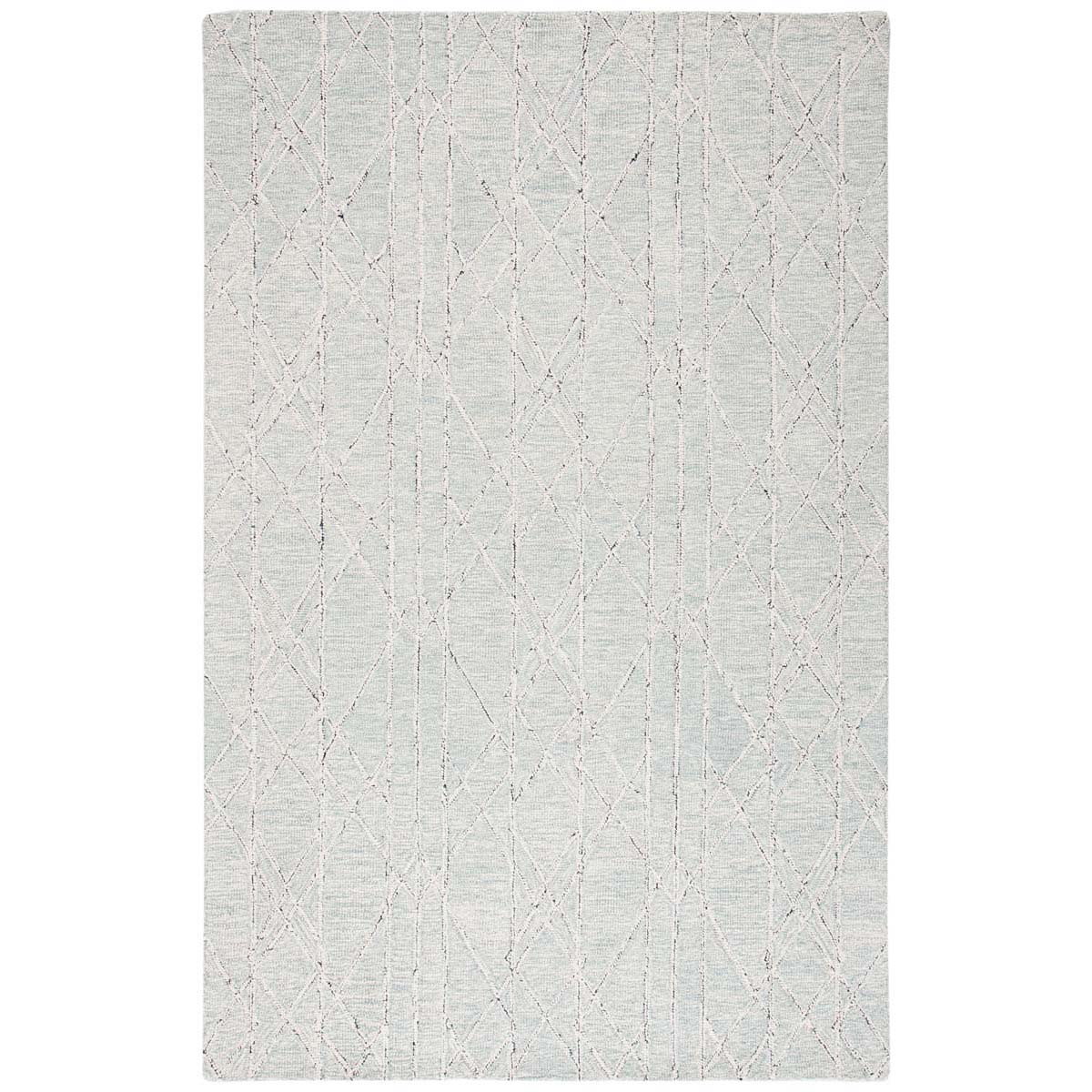 Safavieh Micro-Loop 172 Rug, MLP172 - Ivory / Light Blue