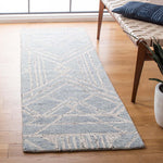 Safavieh Micro-Loop 173 Rug, MLP173 - Light Blue / Ivory