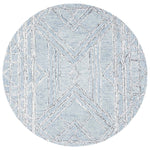 Safavieh Micro-Loop 173 Rug, MLP173 - Light Blue / Ivory