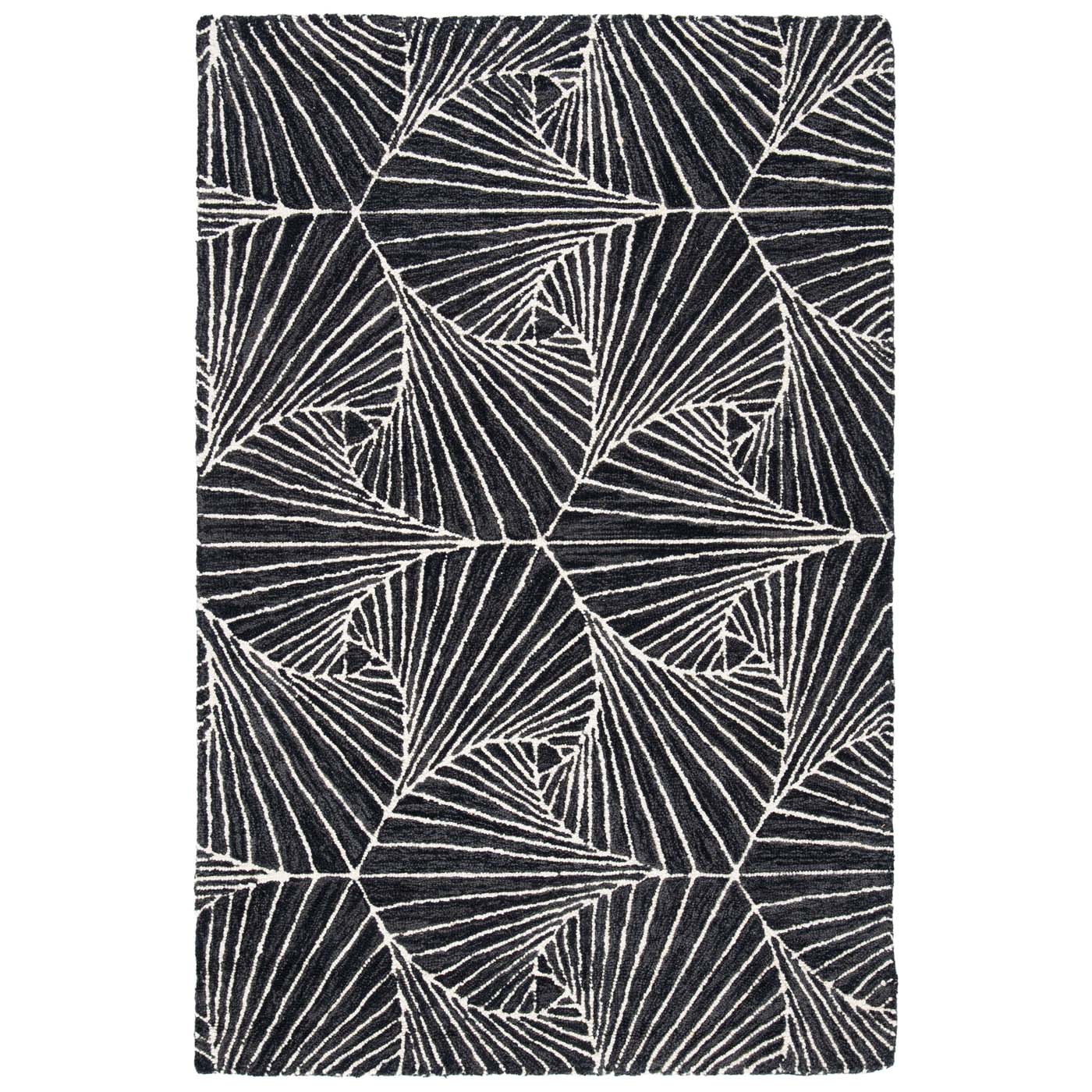 Safavieh Micro-Loop 174 Rug, MLP174 - Charcoal / Ivory