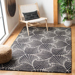 Safavieh Micro-Loop 174 Rug, MLP174 - Charcoal / Ivory
