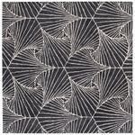 Safavieh Micro-Loop 174 Rug, MLP174 - Charcoal / Ivory