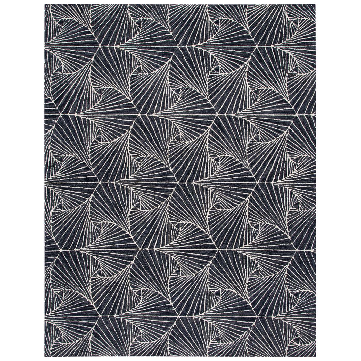 Safavieh Micro-Loop 174 Rug, MLP174 - Charcoal / Ivory