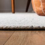 Safavieh Micro-Loop 176 Rug, MLP176 - Light Grey / Ivory