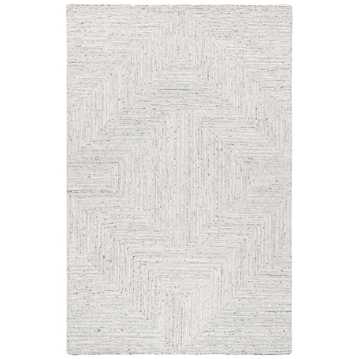 Safavieh Micro-Loop 176 Rug, MLP176 - Light Grey / Ivory