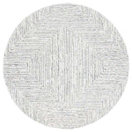 Safavieh Micro-Loop 176 Rug, MLP176 - Light Grey / Ivory