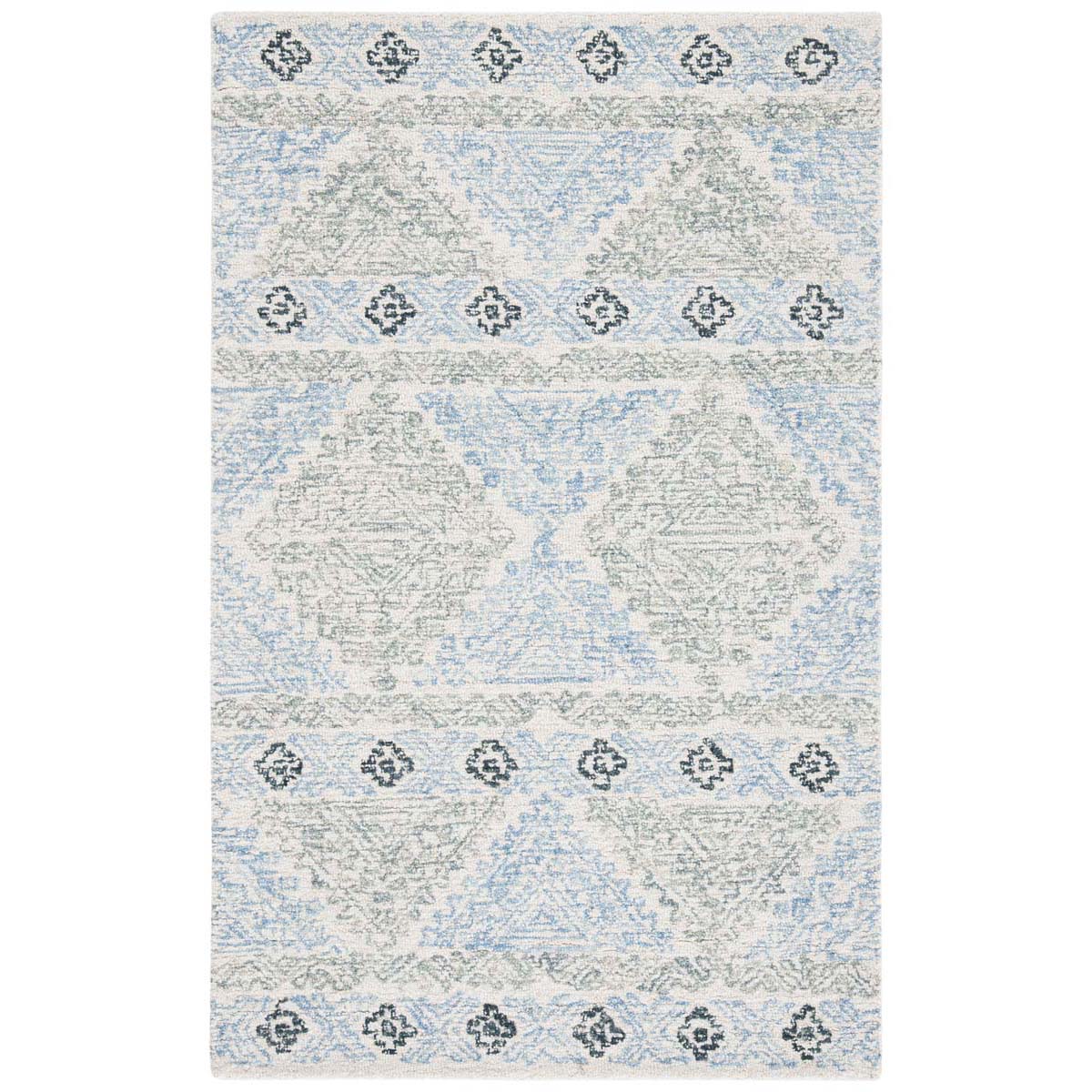 Safavieh Micro-Loop 206 Rug, MLP206 - Ivory / Grey
