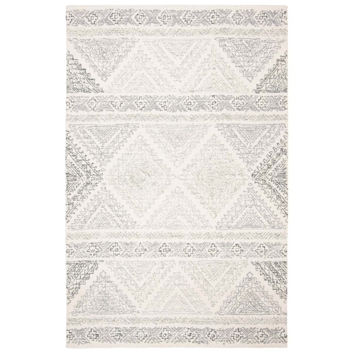 Safavieh Micro-Loop 206 Rug, MLP206 - Ivory / Grey