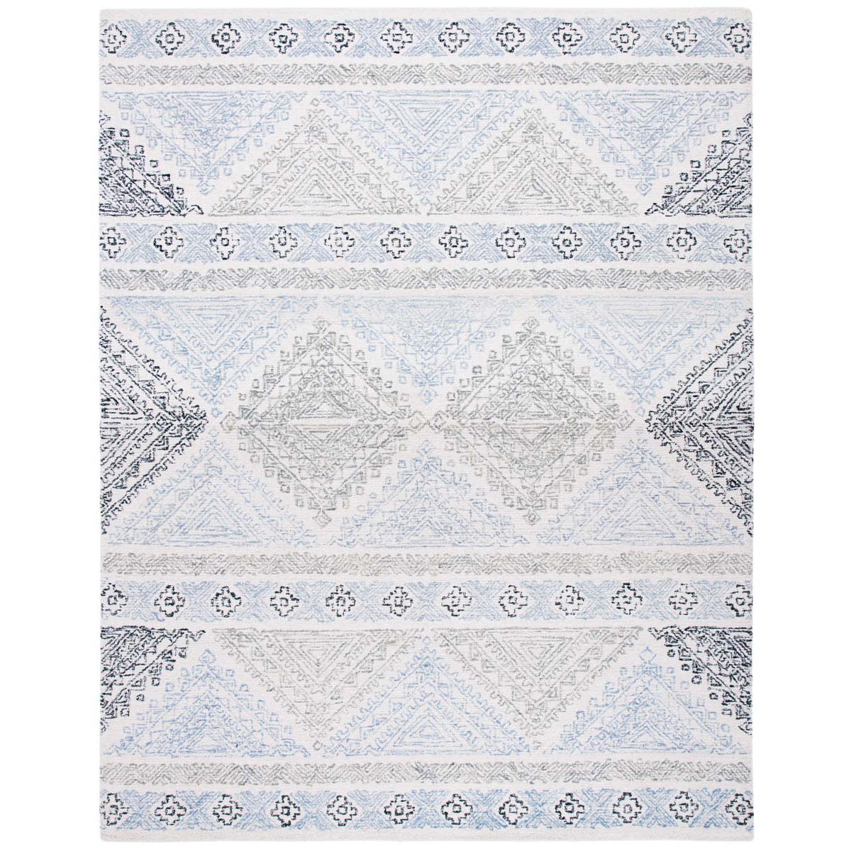 Safavieh Micro-Loop 206 Rug, MLP206 - Ivory / Grey